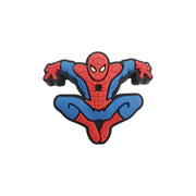 perlina separatore spiderman 32x27mm in silicone alimentare per personalizzare penne portachiavi collane braccialetti