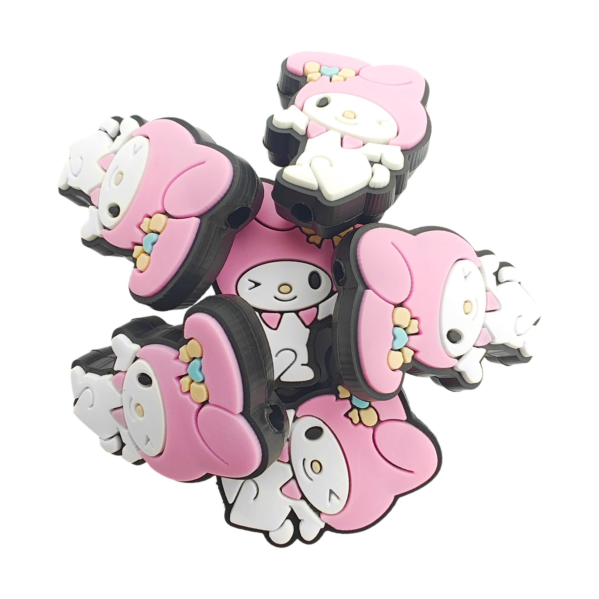My Melody in Silicone 29x23mm - Rosa