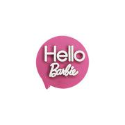 perlina separatore hello barbie 24x22mm in silicone alimentare per personalizzare penne portachiavi collane braccialetti
