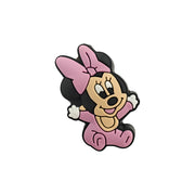 perlina separatore baby minnie 31x21mm in silicone alimentare per personalizzare penne portachiavi collane braccialetti