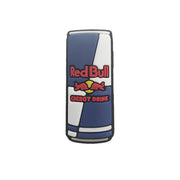 perlina separatore lattina red bull 33x14mm in silicone alimentare per personalizzare penne portachiavi collane bracciali