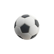 perlina separatore palla da calcio juve 3d 18mm in silicone alimentare per personalizzare penne portachiavi collane