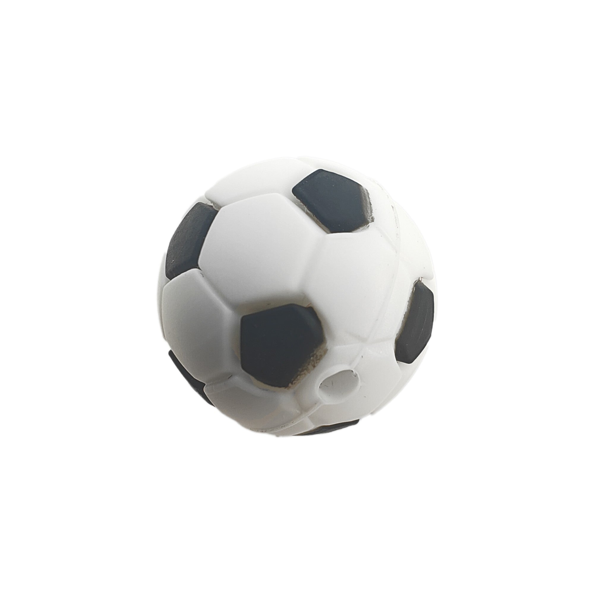 perlina separatore palla da calcio juve 3d 18mm in silicone alimentare per personalizzare penne portachiavi collane