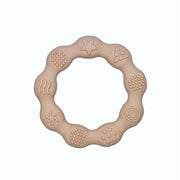 massaggiagengice rotondo 83mm noce per dentizione neonati