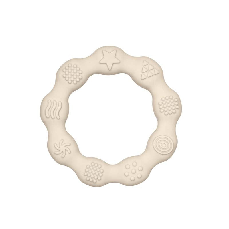 massaggiagengive rotondo 83mm beige per dentizione neonati