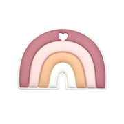massaggiagengive arcobaleno 90x63mm rosa per dentizione neonati