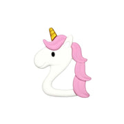 massaggiagengive unicorno 90x70mm bianco per dentizione neonati