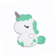 massaggiagengive unicorno 80x70mm Verdino per dentizione neonati