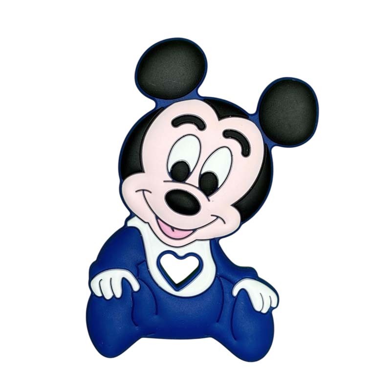 massaggiagengive topolino 100x60mm blu per dentizione neonati