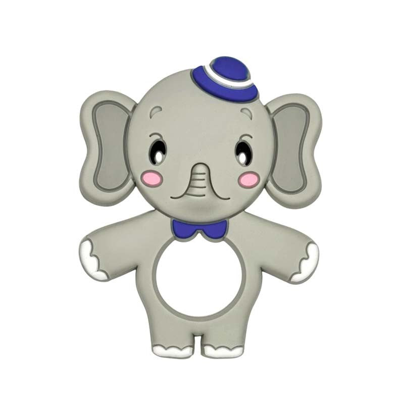 massaggiagengive elefante 90x75mm grigio per dentizione neonati