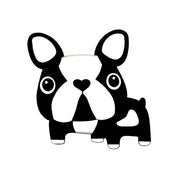 massaggiagengive bulldog 8x75mm nero per dentizione neonati