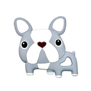 massaggiagengive bulldog 80x75mm grigio per dentizione neonati