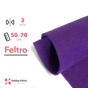 Feltro 50x70cm 3mm Viola COD.12