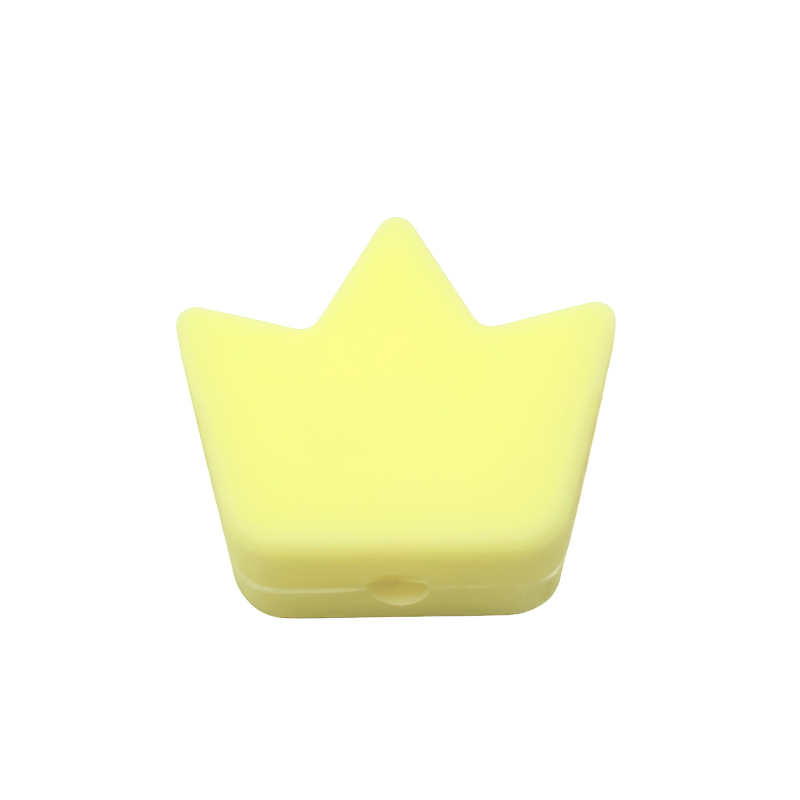 formina in silicone alimentare per dentizione neonati a forma di corona
