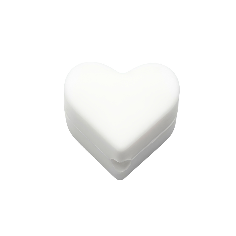 formina in silicone alimentare per dentizione neonati a forma di cuore