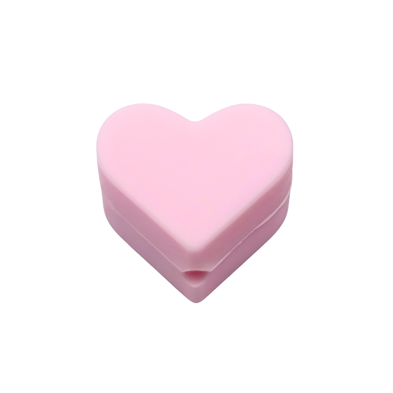 formina in silicone alimentare per dentizione neonati a forma di cuore