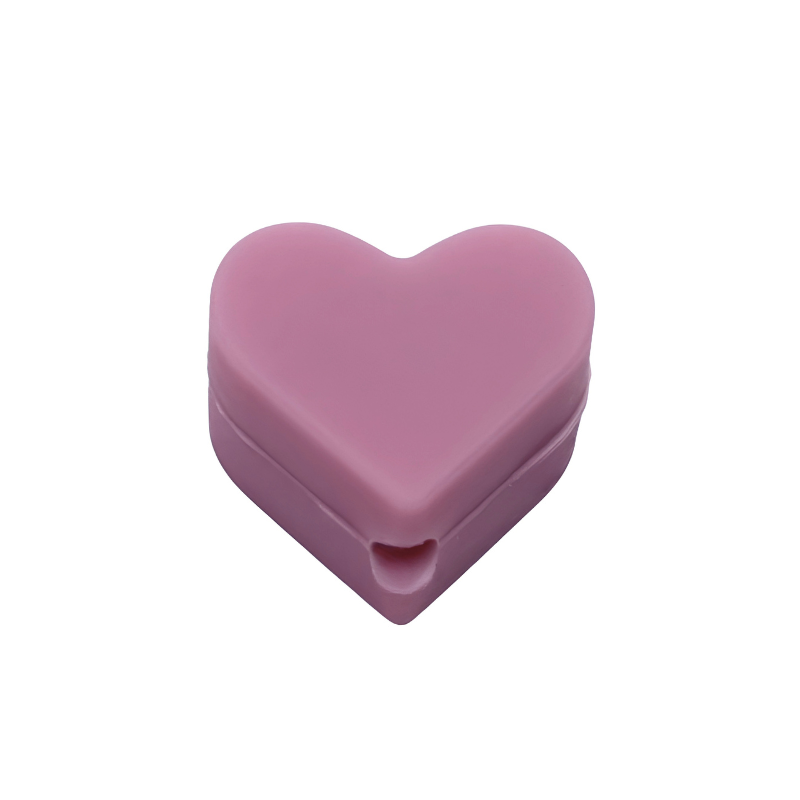 formina in silicone alimentare per dentizione neonati a forma di cuore