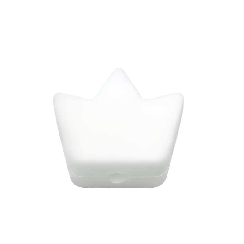 formina in silicone alimentare per dentizione neonati a forma di corona