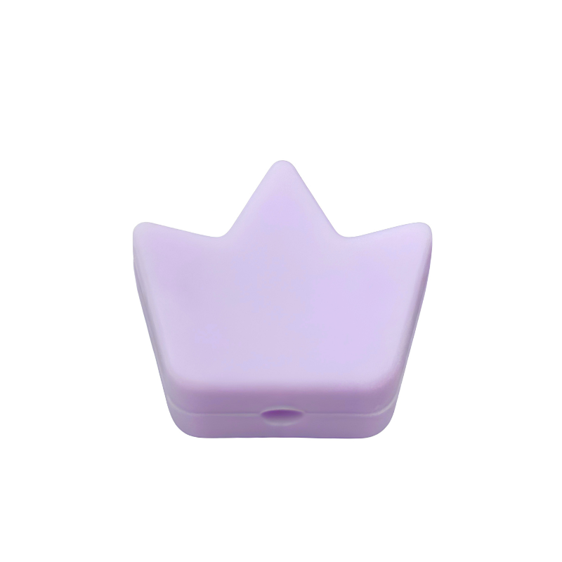 formina in silicone alimentare per dentizione neonati a forma di corona