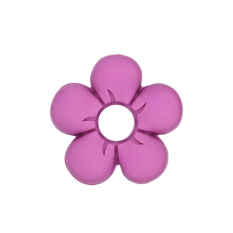 formina in silicone alimentare per dentizione neonati a forma di fiore