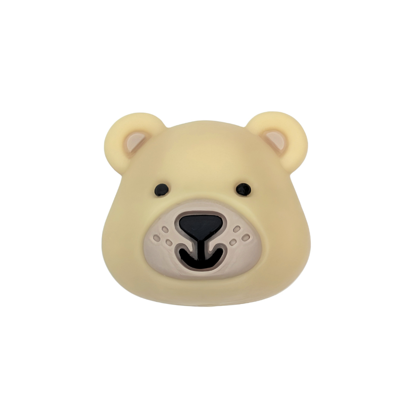 Testa Orso 3D in Silicone 20x18x14mm
