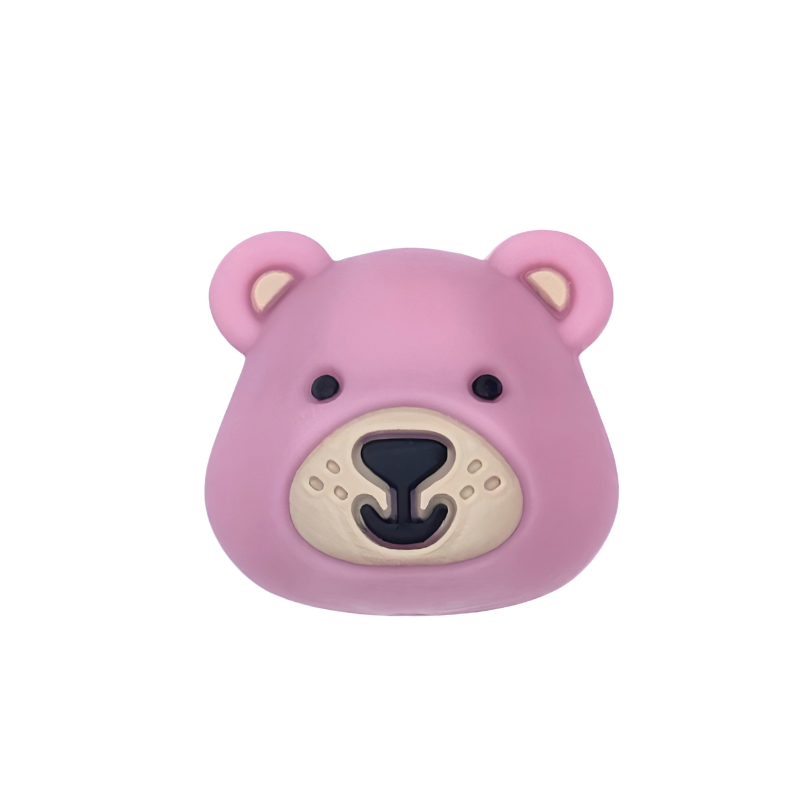 Testa Orso 3D in Silicone 20x18x14mm