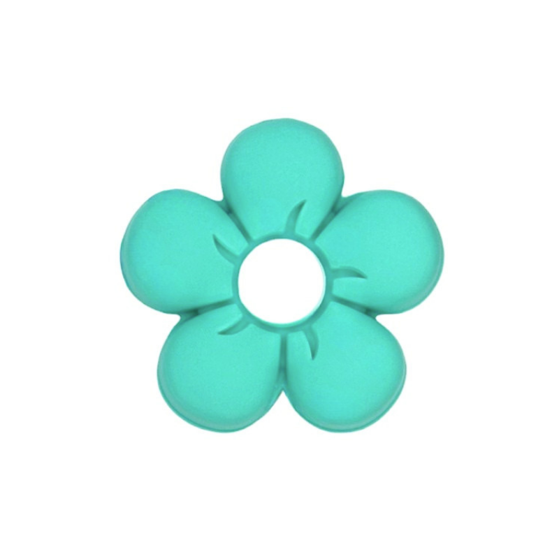 formina in silicone alimentare per dentizione neonati a forma di fiore