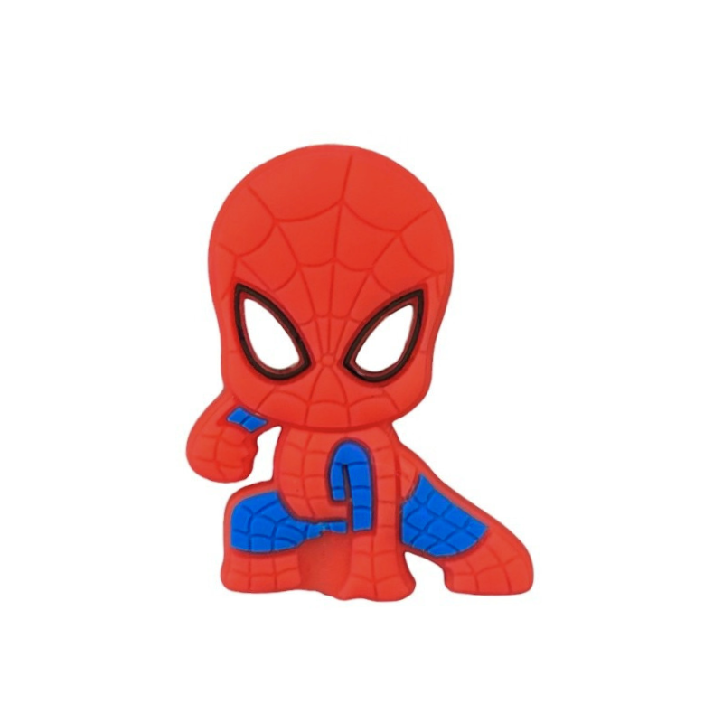 formina in silicone alimentare per dentizione neonati a forma di spiderman
