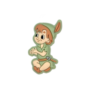 formina in silicone alimentare per dentizione neonati a forma di peter pan