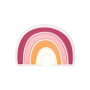 formina in silicone alimentare per dentizione neonati a forma di arcobaleno