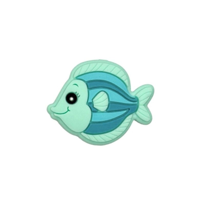 formina in silicone alimentare per dentizione neonati a forma di pesce