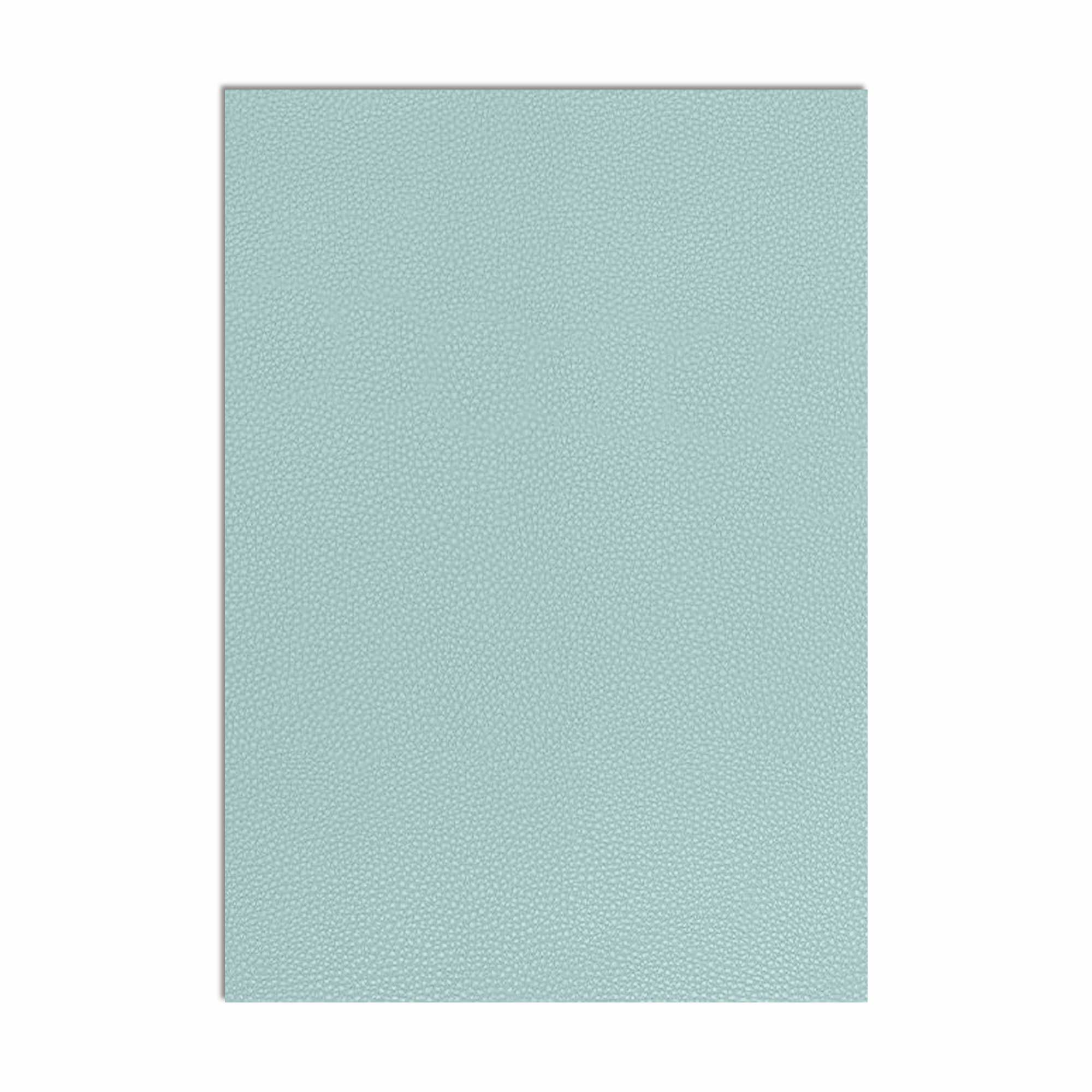 Foglio Ecopelle Acquamarina 50x35 cm - Morbida per Cucito Creativo e Handmade