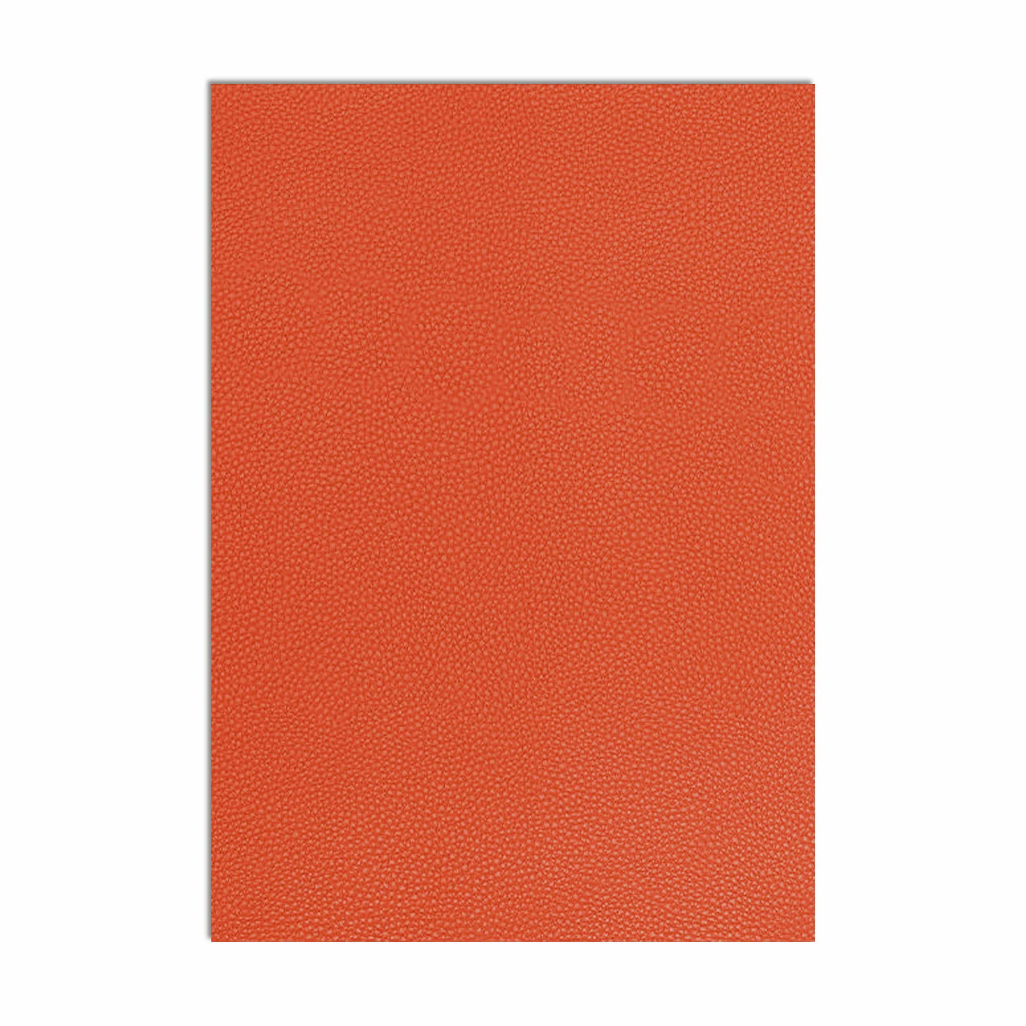 Foglio Ecopelle Arancio 50x35 cm - Morbida per Cucito Creativo e Handmade