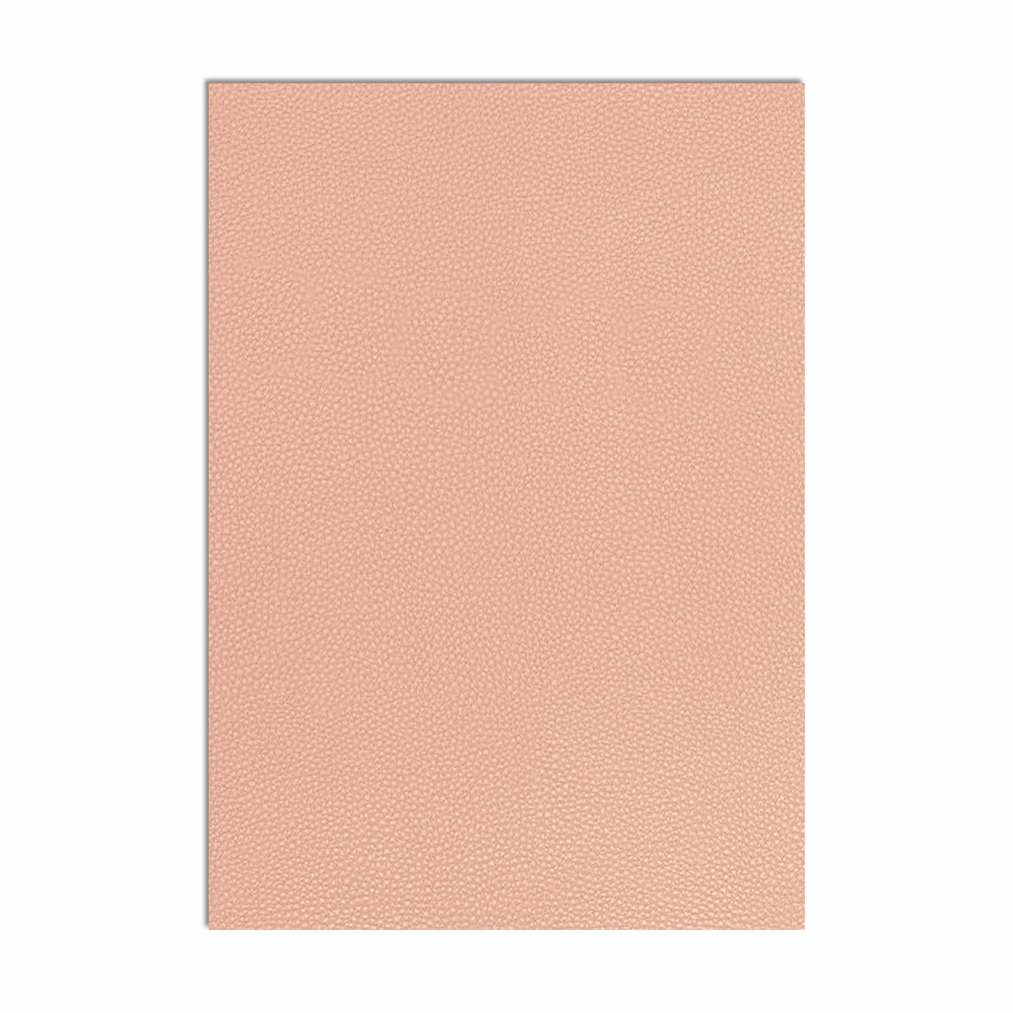 Foglio Ecopelle Salmone Chiaro 50x35 cm - Morbida per Cucito Creativo e Handmade