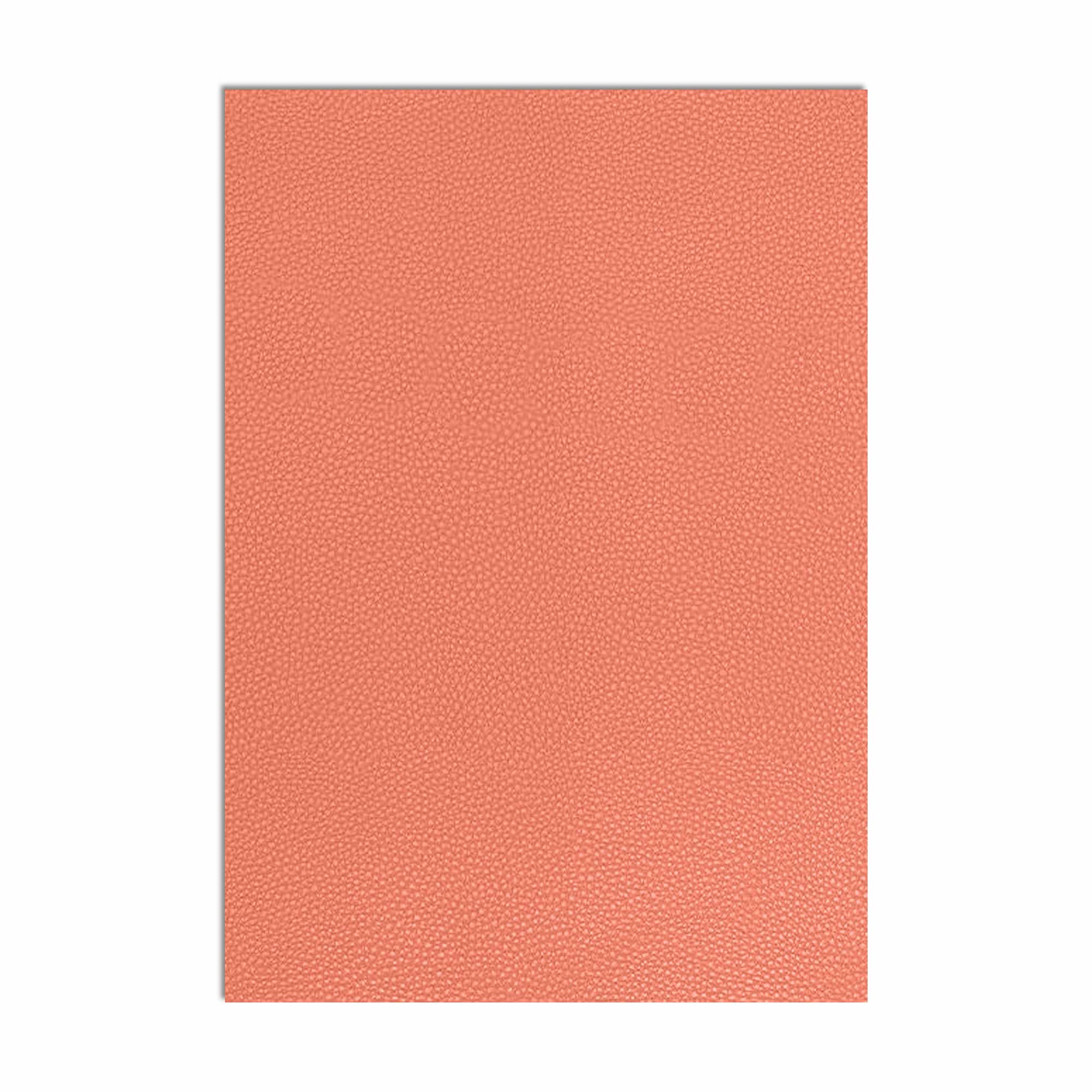Foglio Ecopelle Salmone 50x35 cm - Morbida per Cucito Creativo e Handmade