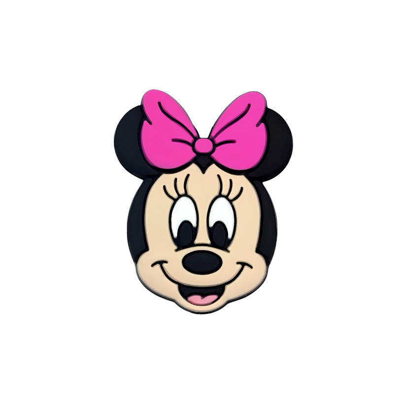 Minnie Mouse Fiocco in Silicone 28x27mm
