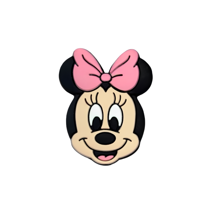 Minnie Mouse Fiocco in Silicone 28x27mm