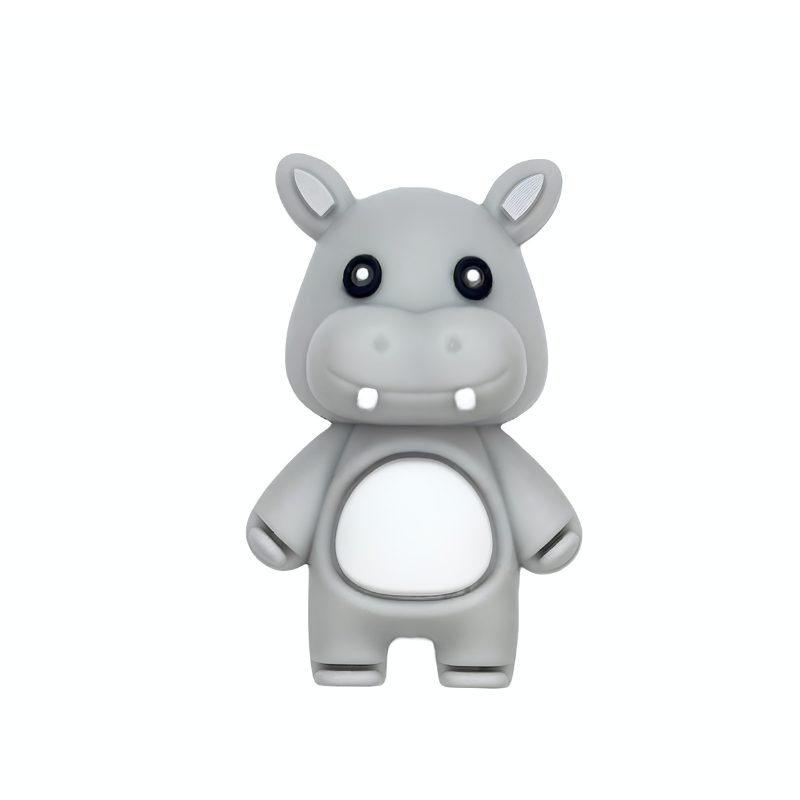 Ippopotamo 3D in Silicone 30x20x17cm