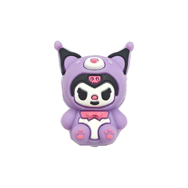 Hello Kitty e Kuromi 3D in Silicone
