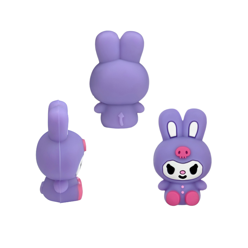 Hello Kitty e Kuromi 3D in Silicone