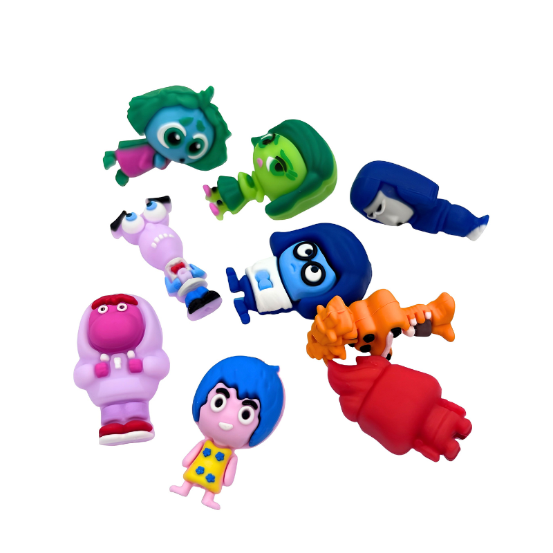 Personaggi Inside Out 3D in Silicone
