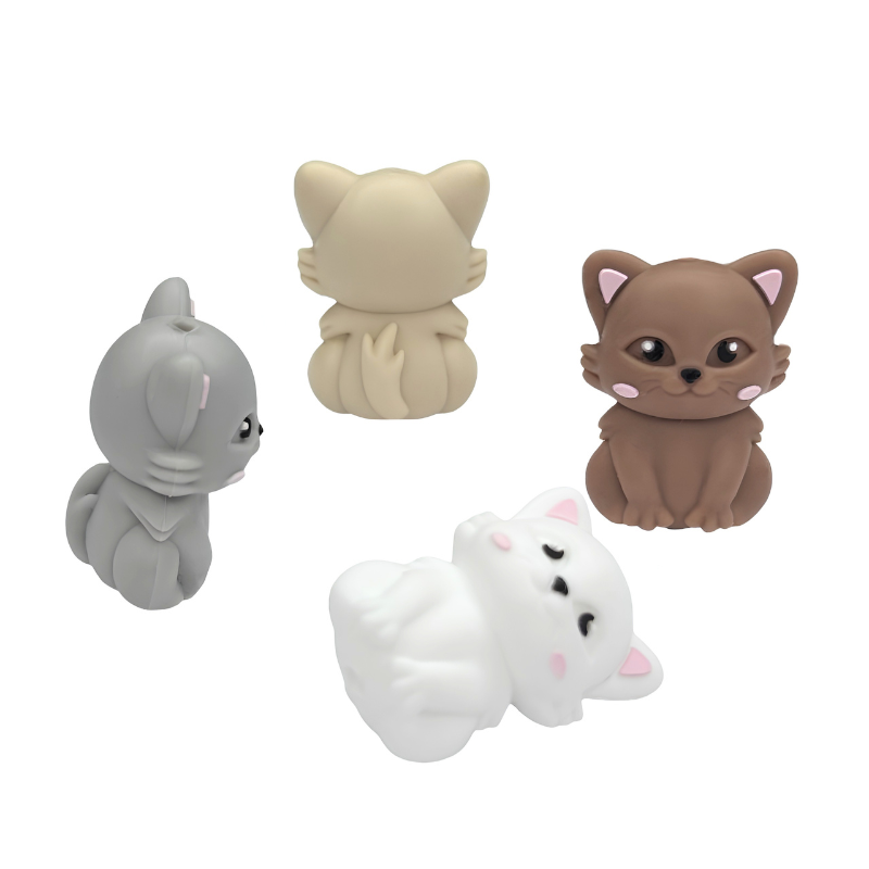 Gatto 3D in Silicone 28x21x16mm