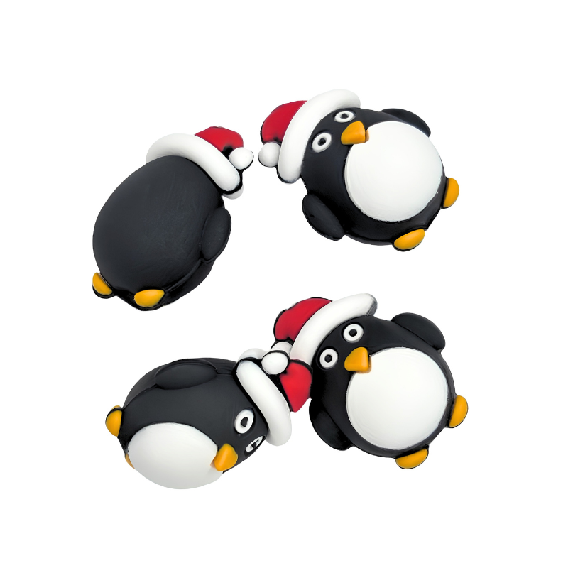 Pinguino 3D in Silicone 27x21x16mm