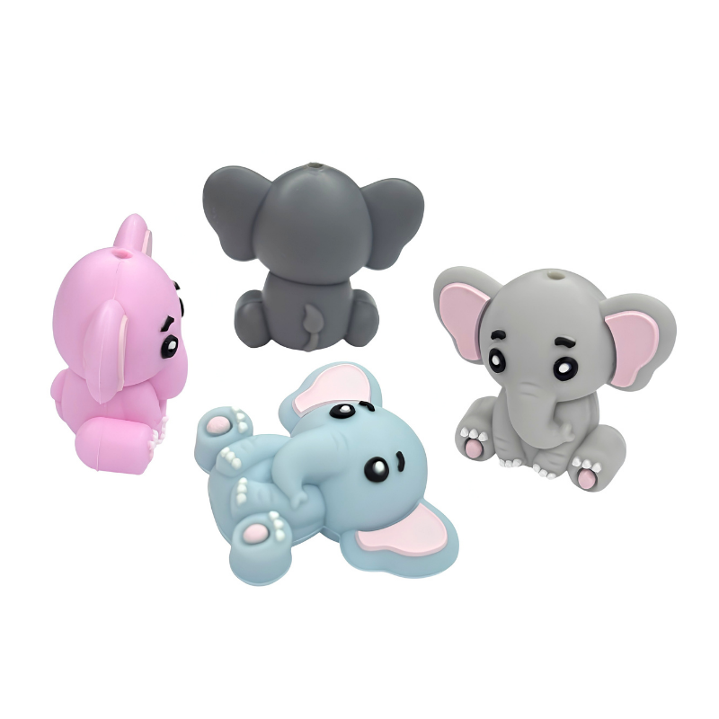 Elefante 3D in Silicone 30x26x16mm