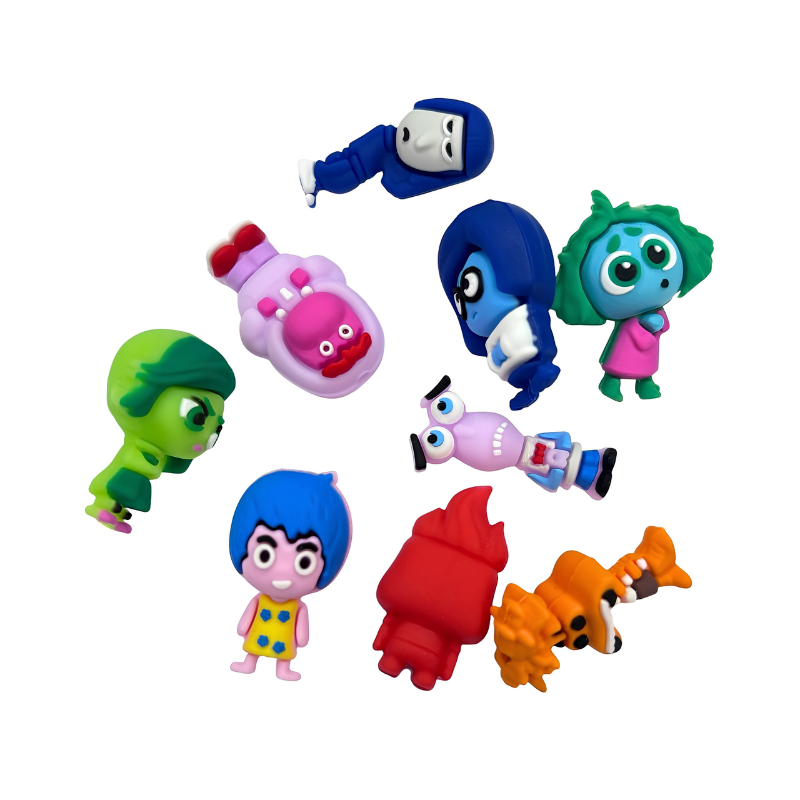 Personaggi Inside Out 3D in Silicone