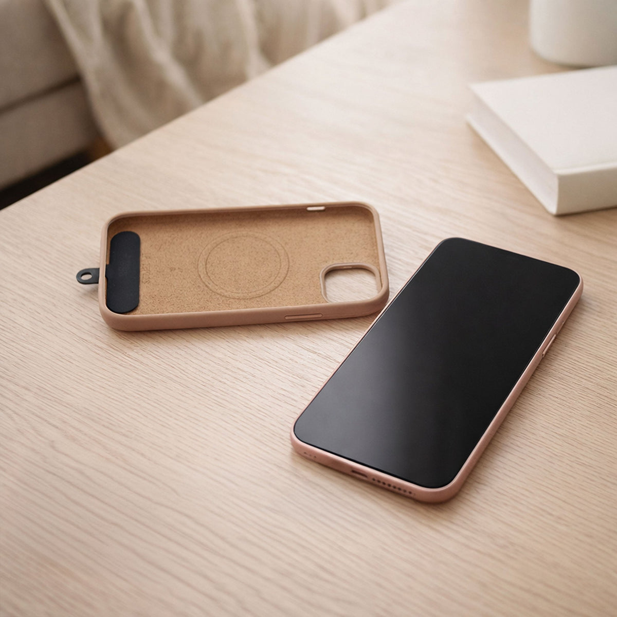 Supporto universale per laccetto smartphone in silicone – compatibile con tutte le cover