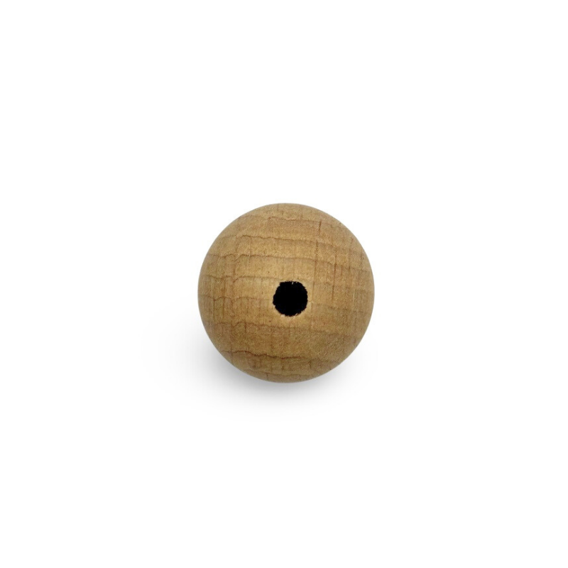 Sfere in Legno Naturale per Catenelle e Accessori Neonato