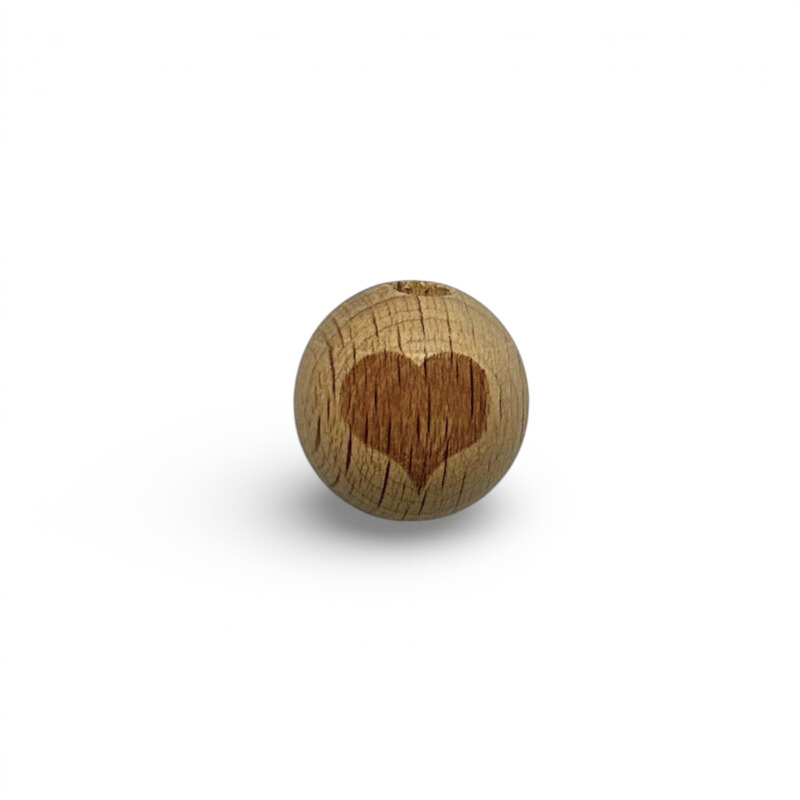 Sfere in Legno Naturale per Catenelle e Accessori Neonato