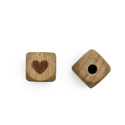 Cubi in Legno Naturale per Catenelle e Accessori Neonato