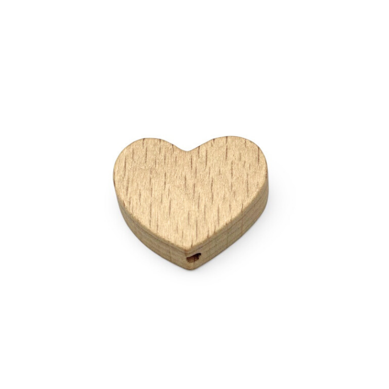 perle legno naturale catenella portaciuccio fai da te